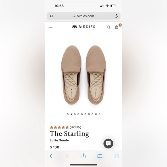 The Starling Birdies Flat in Latte - Picture 8 of 8